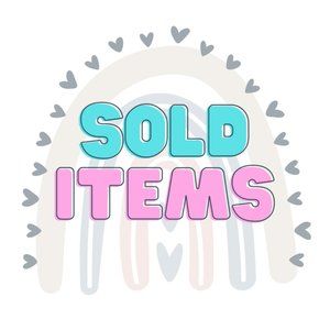 SOLD ITEMS
